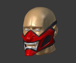 oni máscara de agentes mayhem 3d-impressão hobby-diy caos cosplay hobby diy outros 3d print model - Mito3D
