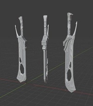 internet üzerinden hazine bıçak ağzı 5 ft Kostüm oyunu minyatür kılıç silah oyunlar oyuncaklar 3d print model - Mito3D