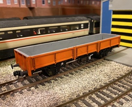 oo modèle chemin fer br père ballast wagon britanique train piste fret ferroviaire loisir diy 3d print model - Mito3D
