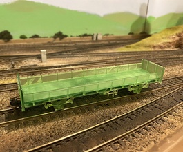 oo model railway br seahorse zca ballast wagon ho railroad british train track railfreight hobby diy 3d print model - Mito3D