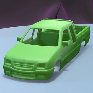 opel campo Esportes táxi 1997 imprimível carro corpo fenda escalextrico Tamiya rc miniz controle rastejante ninco Kyosho scx axial jogos brinquedos acessórios 3d print model - Mito3D