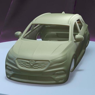 Opel grandland 2019 yazdırılabilir araba vücut yuva ölçülü Tamiya rc miniz kontrol tarayıcı Ninco Kyosho scx eksenel oyunlar oyuncaklar oyun Aksesuarlar 3d print model - Mito3D
