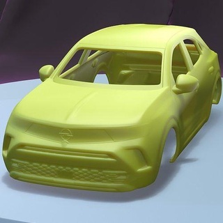 Opel mokka 2021 imprimable voiture corps fente scalextric tamiya rc miniz contrôle robot d'exploration ninco Kyosho scx axial Jeux jouets Jeu accessoires 3d print model - Mito3D