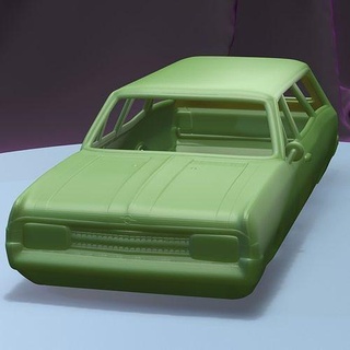 opel rekord c caravan 1967 printable car body slot scalextric tamiya rc miniz control crawler ninco kyosho scx axial games toys game accessories 3d print model - Mito3D