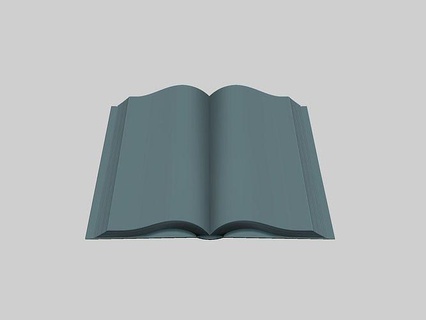 açıldı kitap kağıt açık kitap okuma örtmek kılıf kütüphane Antik dergi Edebiyat kitaplık el yazması alfabe ingilizce sahne eşya kitap ev Aksesuarlar açık kitap kitap ev açık kitap 3d print model - Mito3D