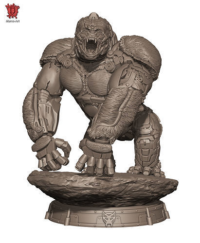 Optimus prima 3d stl dosya marcoart trafo robot Kingkong film oyunlar oyuncaklar 3D print model - Mito3D