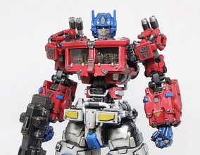 optimus prime robot character cyborg toy cartoon figure diy hobby robotic anime fanart robotics 3d print model - Mito3D