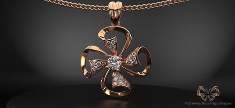 orbital pendant gold jewelry diamond jewellery fashion beauty brilliant stylish gem silver modern women rosegold printable necklace pendants 3d print model - Mito3D