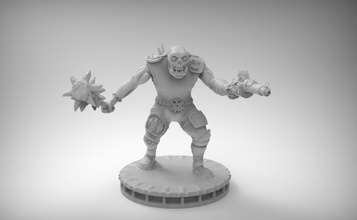 ork boyz warhammer w4k karakter fantezi rpg mmo savaşçı minyatürler figürinler 3dprint canavar oyunlar oyuncaklar yazı tahtası oyun 3d print model - Mito3D