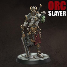 orc slayer dnd rpg warrior barbarian diablo lotr lordoftherings warhammer dnd5e dungeons dungeonsanddragons medieval tabletop boardgame games toys board 3d print model - Mito3D
