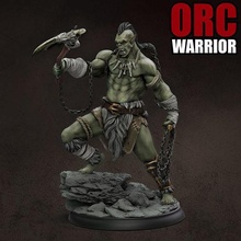 orc warrior diablo lotr dnd lordoftherings dungeon dungeonsanddragons dnd5e rpg tabletop warhammer games toys board 3d print model - Mito3D