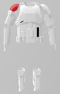 ordem montanha soldado estrela guerras sci fi scifi espaço soldado guerra armaduras 3d cosplay faça passatempo guerra estrelas 3d print model - Mito3D