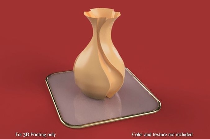 organik vazo 3d Yazdır v3 çiçek dekor çanak çömlek zarif Sanat sanatsal kıvrımlı ev eşyaları konteyner heykel bitki tencere heykeller 3D print model - Mito3D