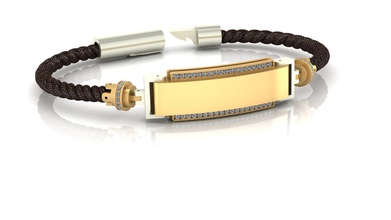 original classique bracelet bijoux argent imprimable platine or gravure mode diamants bijou 3d imprimante pierres exclusif bracelets 3d print model - Mito3D