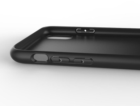 original customizable design iphone x black case 3d model apple ipad technology iphone8 iphone8plus hobby diy electronics fix printing mold production 3d print model - Mito3D
