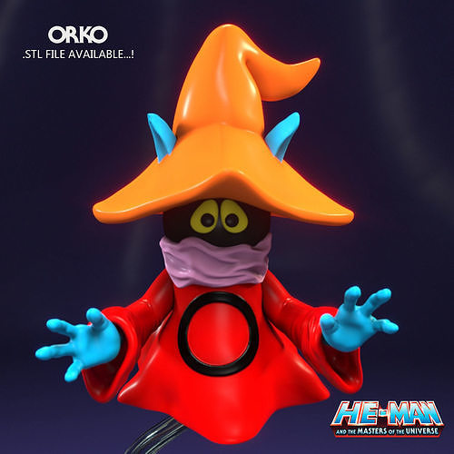 orko he man maître of univers heman homme sculpter fanart jouet figurine objets collection masteroniverse jouets juguetes figuras art sculptures 3D print model - Mito3D