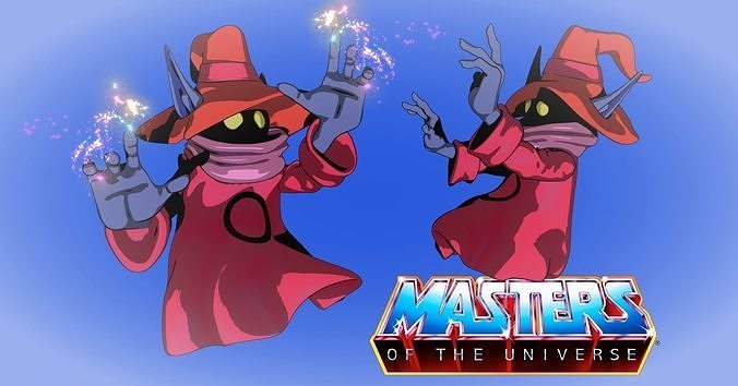 orko meister of universum motu illustration kunst retro heman skelett falle mattel filmbildung spielzeuge universums spiele 3D print model - Mito3D