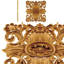 ornament decoration art gold design furniture interior architectural wood cnc silver other 3d print model - Mito3D