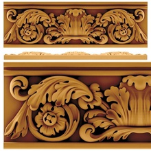 ornament Kunst Holz Dekor gold cnc Möbel design andere 3d print model - Mito3D
