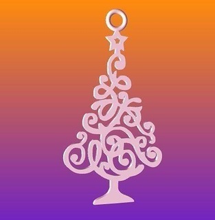 süs Noel ağaç Navidad Arbol Adorno dekorasyon ev dekor 3d print model - Mito3D
