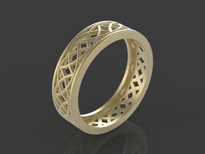 ornamento anel jóias elegante sólida na moda o design rodada conforto a arte ouro goldy jóia de prata platina anéis aço do sexo masculino 3d print model - Mito3D