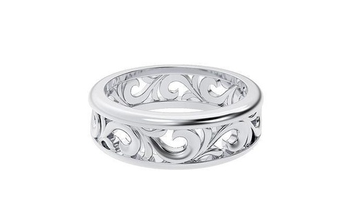 dekorativ Ring Gold Schmuck kubanisch Juwel Diamant Silber Sterling Engagement Hochzeit Mode Schönheit vintag cad Ringe Ornament Filigran engagem 3d print model - Mito3D