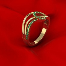 ornamentali anello di gemme gioielli anelli gioiello gemma fidanzamento brillante diamanti moda e bellezza d'oro brillant stampabile abbigliamento oro argento ruby la sterlina zaffiro 3d print model - Mito3D