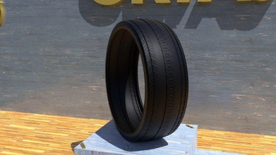 découlant pneu no 17 jeu prêt 3d imprimable impression voiture camion roue poly loisir diy mécanique pièces 3d print model - Mito3D