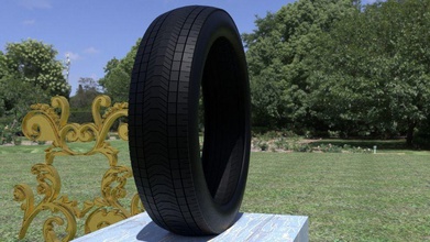 découlant pneu no 1 jeu prêt 3d imprimable impression roue camion voiture poly loisir diy mécanique pièces 3d print model - Mito3D
