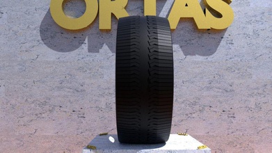 ortas tire no 29 game ready 3d printable games-toys print car truck tyre wheel low poly games toys other 3d print model - Mito3D