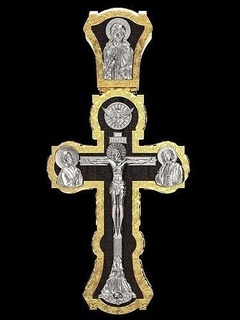 orthodox cross sculpture religion church gold god jewelry necklaces 3d print model - Mito3D