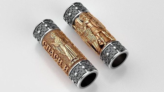 ortodoks sharm tüp deri İp 2 kordon din boncuklar altın yazdırılabilir erkek takı Hıristiyan kolye bilezik Zincir bilezikler kolyeler anne Tanrının annesi 3d print model - Mito3D
