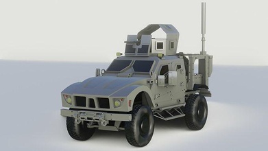 oshkosh m-atv military jeep 3d print model vehicle army truck carbody rc offroad defence armor weapon car suv printable gun scifi machinery hobby diy automotive 3d print model - Mito3D