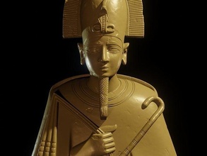 osiris god isis horus sculpture statue art figure acient egypt egyptian deco deity 3d print geb nut sculptures character mitology 3d print model - Mito3D