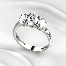 ovale diamanti d'oro squillare zaffiro rubino stampabile 3dprint Stampa Fidanzamento nozze gioielleria gioiello oro diamante gemma moda anelli 3d print model - Mito3D