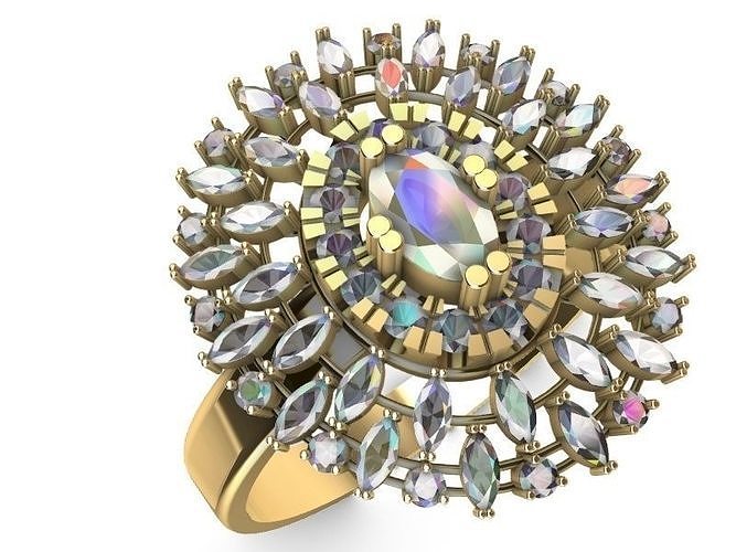 oval markiz yüzük stl doğrulandı mücevher takı yazdırılabilir elmas moda prototip oluşturma 3d cad şık tasarım modaya uygun cazibe ilk mühür tasarımcı Beyan hafif Metin yüzükler 3D print model - Mito3D