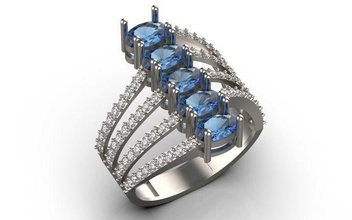 oval anillo joyería joya oro imprimible diamante boda compromiso brillante enganchar moda 3dmodel mohamad anillos 3d print model - Mito3D