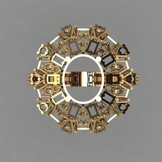 oval taş elmas yemek çubukları KADIN 3d yüzük model gül altın Yazdır takı yazdırılabilir nişan yüzükler platin düğün mücevher parlak lüks tasarım moda 3d print model - Mito3D