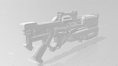 vigiar soldado greve comandante morrison rifle cosplay soldier76 jogos brinquedos 3d print model - Mito3D