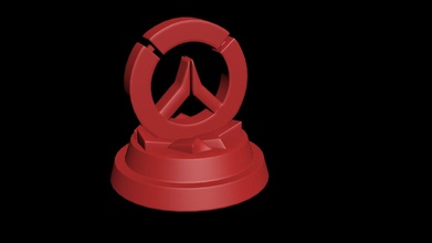 overwatch logo jeux-jouets figure la statue jeu accessoires les miniatures un vidéo du figurines jeux jouets de 3d print model - Mito3D