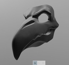 overwatch nevermore reaper mask games-toys cosplay costume prop games toys 3d print model - Mito3D