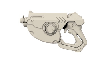 overwatch tracer gun 3d dosyası oyun-oyuncak cosplay prop silah propmaking baskı oyunlar oyuncaklar oyuncak oyunları 3d print model - Mito3D
