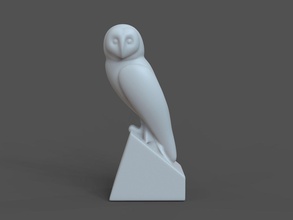 owl 3d model figure art people conceptual abstract sculptures 3d print model - Mito3D