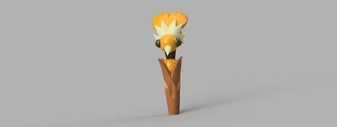 owl house - willow palisman staff clover simple owlhouse cosplay amity luz flapjack belos topper witch halloween bee art sculptures 3d print model - Mito3D