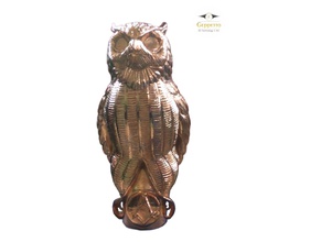 owl sculpture ready to print art bird statue indoors nature marble portrait pigeon decor award cage animal gallery parrot outdoor sculptures 3d print model - Mito3D