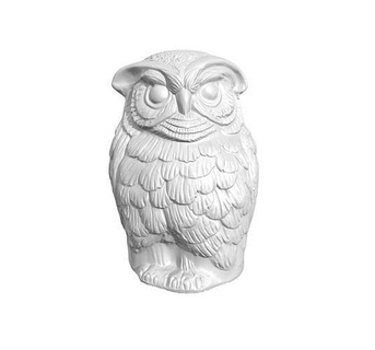 owl statue animal interior garden design bird vase decoration house decor nature art sculptures 3d print model - Mito3D