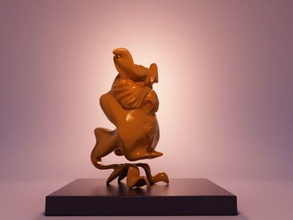 owl stylised owls animal predator nature stylise snowy bird figurine art sculptures 3d print model - Mito3D
