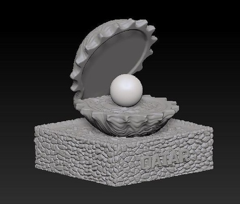 oyster shell ball gift memorial monument mold silyconemold house accessories 3d print model - Mito3D