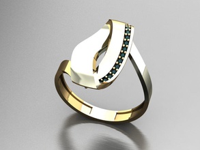 p115 diamante squillare gemme gioielleria moda oro design argento elegante splendente collana gemma braccialetto orecchino pendente zaffiro donne anelli nozze 3d print model - Mito3D