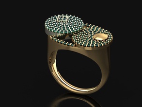 s18 elmas yüzük taşlar takı moda altın tasarım gümüş zarif parlıyor kolye mücevher bilezik küpe safir KADIN yüzükler düğün Bayanlar 3d print model - Mito3D